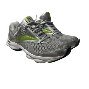 Reebok Women’s Gray and‎ Green Runtone Running Shoes Size 10